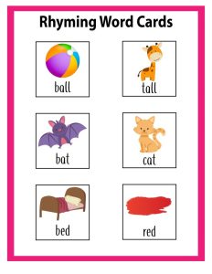 Free Printable Rhyming Words Worksheets for Kids – Fun Phonics Learning